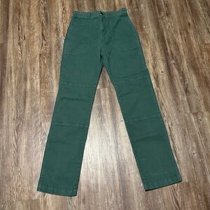 Madewell '90s Straight Utility Pants Women's 24 Garment Dyed High Rise Fall